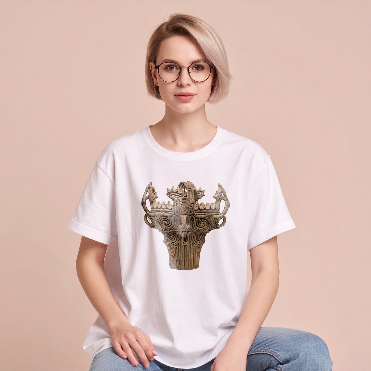 Flame–Shaped Earthenware