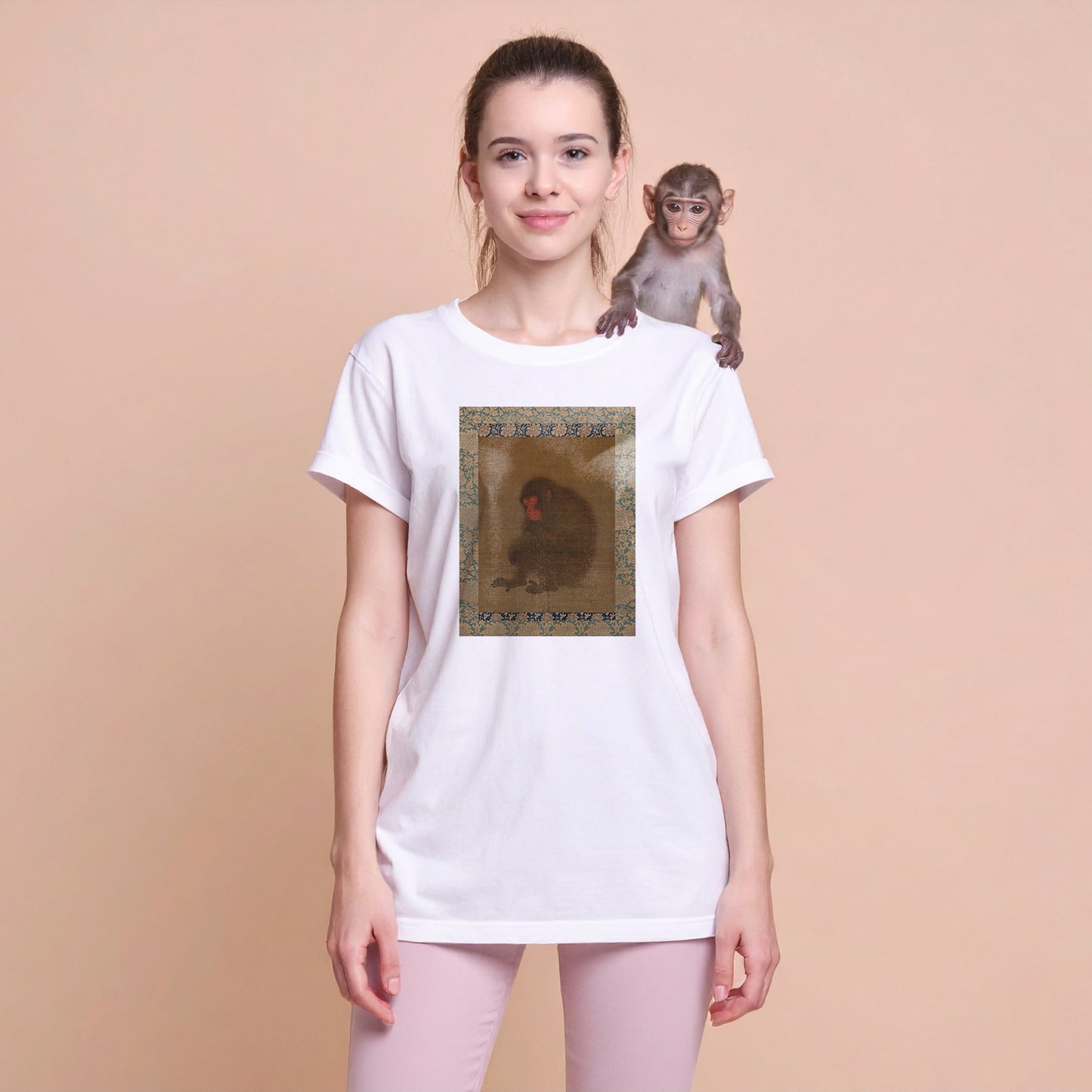 Monkey Painting Scroll