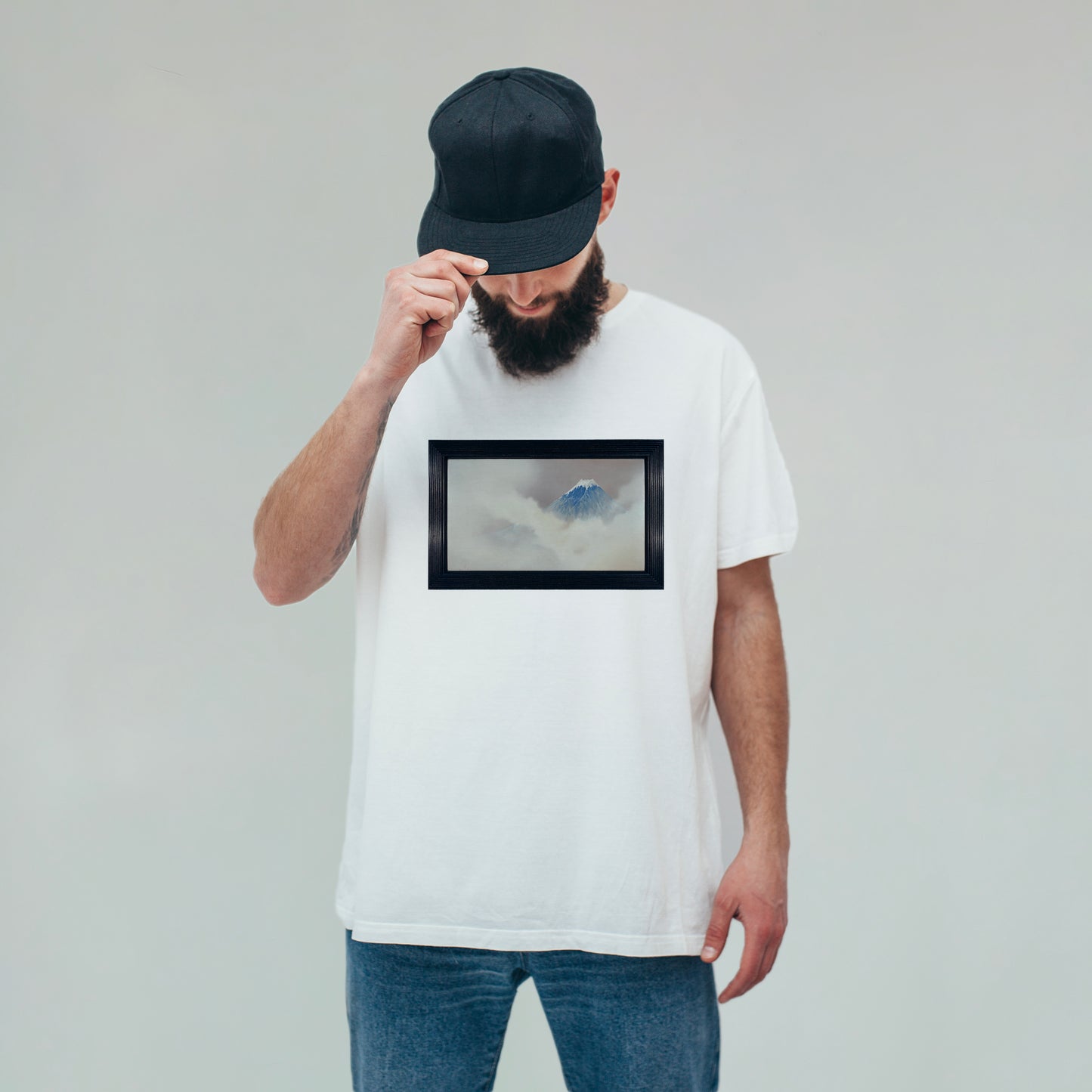 Mount Fuji Plaque in Cloisonne