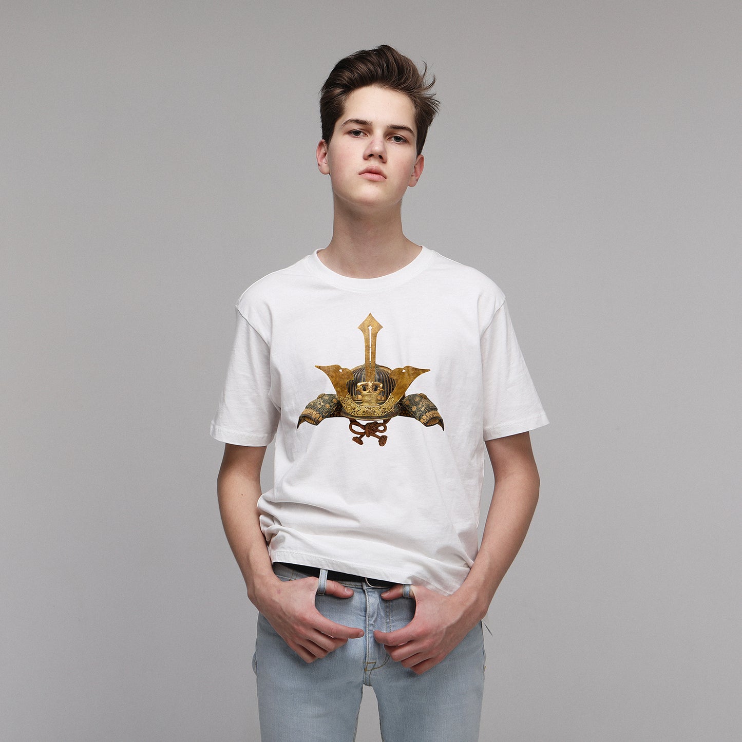 Black-Leather Shoulder-Side-Laced Dōmaru Armor